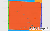 Political Simple Map of Denton County