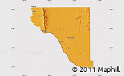 Political Map of El Paso County, cropped outside