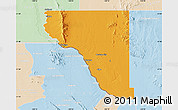 Political Map of El Paso County, lighten