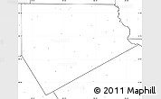 Blank Simple Map of Ellis County, no labels