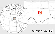 Blank Location Map of Erath County