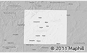 Gray 3D Map of Fisher County
