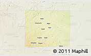 Physical 3D Map of Fisher County, lighten