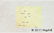 Physical 3D Map of Fisher County, lighten, semi-desaturated