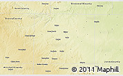 Physical 3D Map of Fisher County