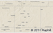 Shaded Relief 3D Map of Fisher County