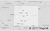 Silver Style 3D Map of Fisher County