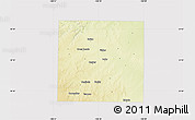 Physical Map of Fisher County, cropped outside