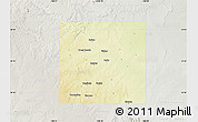 Physical Map of Fisher County, lighten, semi-desaturated