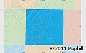 Political Map of Fisher County, lighten