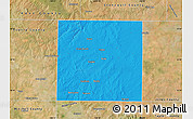 Political Map of Fisher County, satellite outside