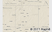 Shaded Relief Map of Fisher County