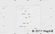 Silver Style Map of Fisher County, single color outside