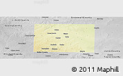 Physical Panoramic Map of Fisher County, desaturated
