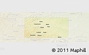 Physical Panoramic Map of Fisher County, lighten