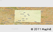 Physical Panoramic Map of Fisher County, satellite outside