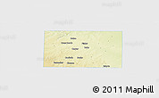 Physical Panoramic Map of Fisher County, single color outside