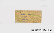Satellite Panoramic Map of Fisher County, cropped outside