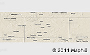 Shaded Relief Panoramic Map of Fisher County