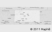 Silver Style Panoramic Map of Fisher County