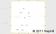 Classic Style Simple Map of Fisher County, single color outside