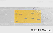 Physical Panoramic Map of Floyd County, lighten, desaturated