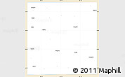 Classic Style Simple Map of Floyd County, single color outside