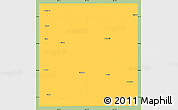 Savanna Style Simple Map of Floyd County, single color outside