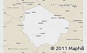 Classic Style Map of Fort Bend County