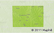 Physical 3D Map of Frio County, lighten