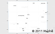 Silver Style Simple Map of Frio County, single color outside