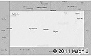 Gray 3D Map of Gaines County