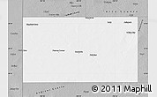 Gray Map of Gaines County