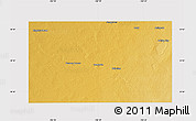 Physical Map of Gaines County, cropped outside