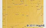 Physical Map of Gaines County