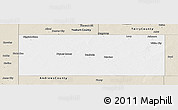 Classic Style Panoramic Map of Gaines County