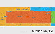Political Panoramic Map of Gaines County