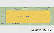 Savanna Style Panoramic Map of Gaines County