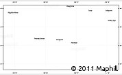 Blank Simple Map of Gaines County, cropped outside