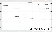 Silver Style Simple Map of Gaines County, single color outside
