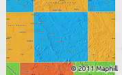 Political Map of Garza County