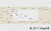 Classic Style Panoramic Map of Garza County