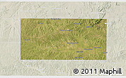 Satellite 3D Map of Gillespie County, lighten