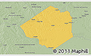 Savanna Style 3D Map of Goliad County