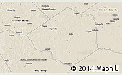 Shaded Relief 3D Map of Goliad County