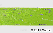 Physical Panoramic Map of Goliad County