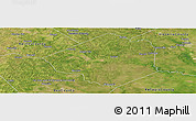 Satellite Panoramic Map of Goliad County