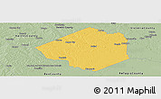 Savanna Style Panoramic Map of Goliad County