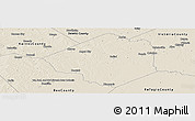 Shaded Relief Panoramic Map of Goliad County