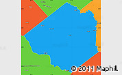 Political Simple Map of Goliad County